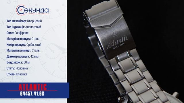 ATLANTIC 64457.41.68. Огляд\Review by secunda.com.ua