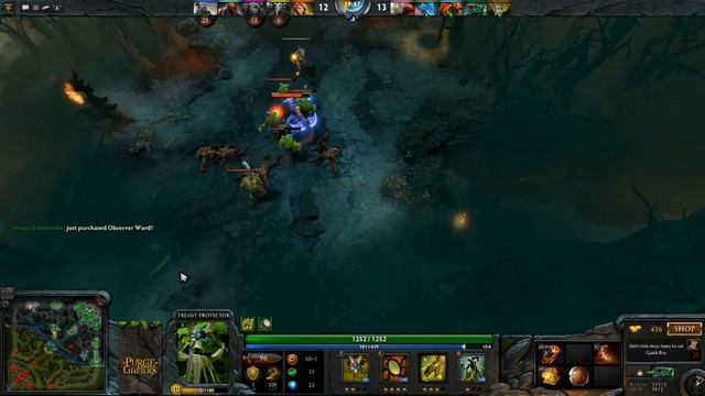 Dota 2 Purge plays Treant смотреть онлайн