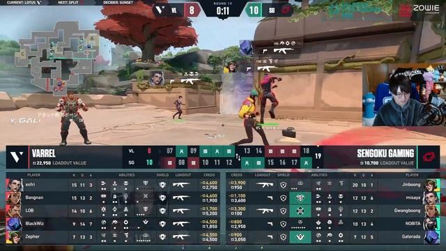 【VARREL vs Sengoku Gaming】幸運の女神に愛された男 vs 今試合最も不運だった男【VCJ2024/VALORANT】 смотреть онлайн