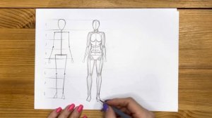 Как нарисовать тело человека карандашом | Рисунок для начинающих поэтапно