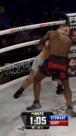 Kai Stewart's Explosive Uppercut Seals the Deal: Knockout Victory over Daniel Gary at BKFC 24