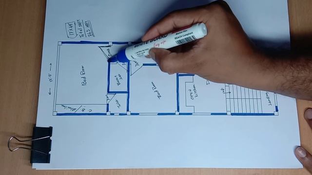 17 x 45 house plans design смотреть онлайн