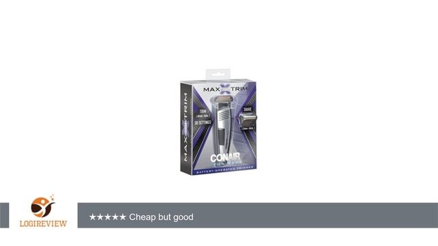 Conair GMTS1 Max Trim Battery Operated Trimmer and Shaver | Review/Test смотреть онлайн