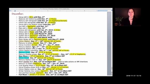 Neptune, Mercury, & Chiron Station direct webinar -- 20 min. excerpt смотреть онлайн