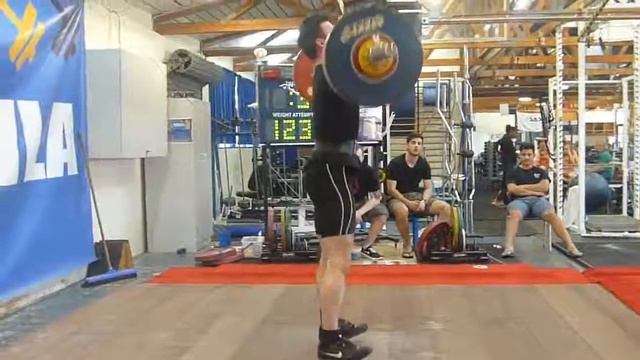 SAWLA State Championships - Mitch – Clean and Jerk - 123 kg смотреть онлайн