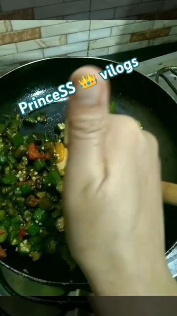 BUTTER OKRA/SPICY OKRA/SABZI MAKHAN WALI BHINDI /SPICY BHINDI/PrinceSS 👑 vilogs/PrinceSS Recipy 🥰