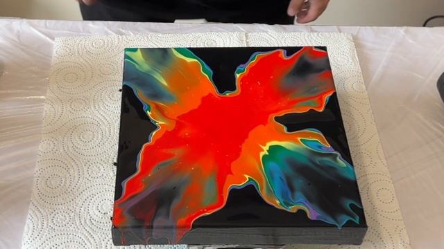 Lost in SPACE / WOW Look at the DEPTH! Abstract Acrylic Pouring Fluid Art Tutorial