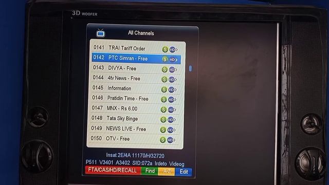 Insat 4a 83 e dongle sharing test starsat 90000 смотреть онлайн