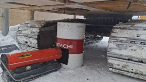 КАК ОТОГРЕТЬ ЭКСКАВАТОР В -40 ?