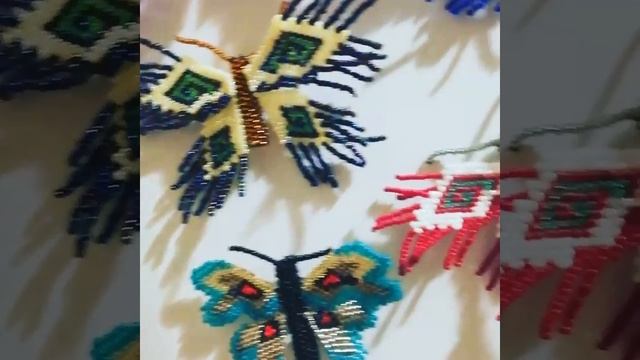 Магниты на холодильник из бисера . смотреть онлайн