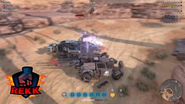 Crossout - REKK vs H4TE [Grenade on a stick] смотреть онлайн