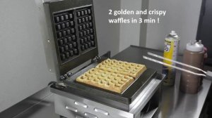 Professional Waffle Maker GES 20 -  Roller Grill - Made in france