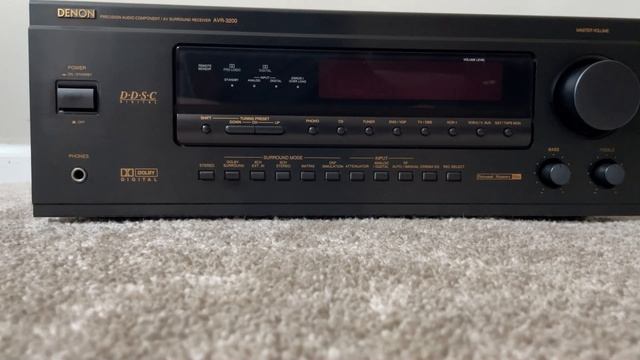 How to Factory Reset Denon AVR-3200 5.1 Home Theater Surround Receiver смотреть онлайн