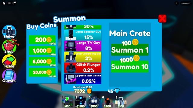 Я ПОТРАТИЛ 25000 МОНЕТ С X2 УДАЧЕЙ чтобы ВЫБИТЬ ЭТО.. в Old Toilet Tower Defense смотреть онлайн