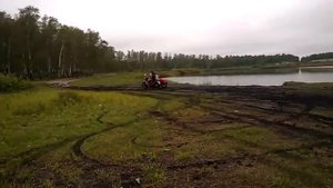 ИЖ планета 5 по грязи. (Часть 2).