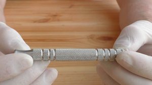 Maggard Razors MR7 stainless steel handle