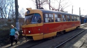 Орёл трамвай ТАТРА Т3 маршрут 3