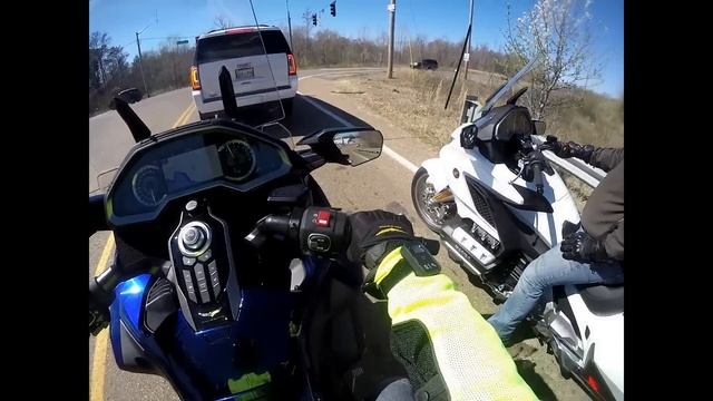 My first test ride on a 2018 Honda Goldwing смотреть онлайн