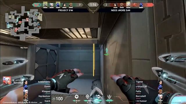 Project SW vs Need More DM - Allied Esports Odyssey €15,000 VALORANT Qualifiers смотреть онлайн