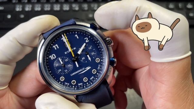 177 潛水大師講吓錶 - Edox Chronorally 平玩機械計時腕錶