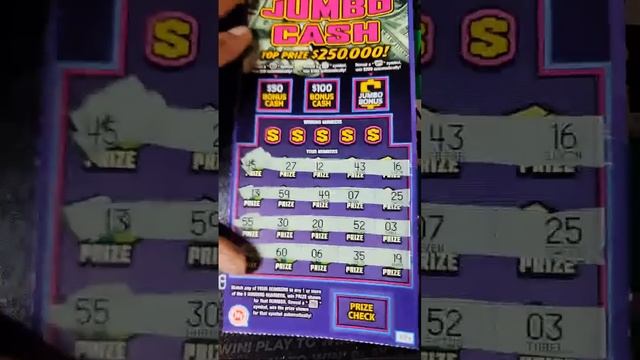 10X50 MD LOTTERY JUMBO CASH SCRATCH OFF TICKETS  WHOLE PACK! scratchers lottery