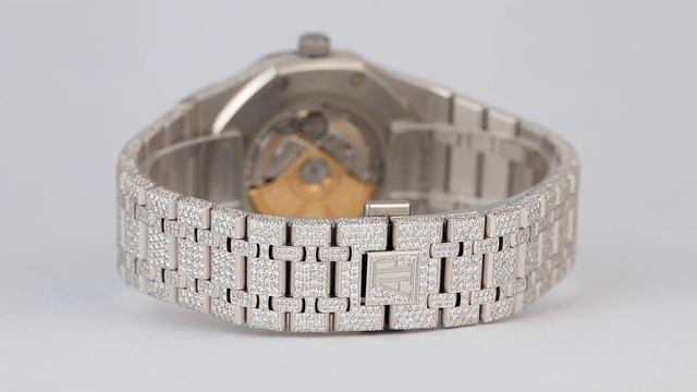 Audemars Piguet Royal Oak 41 Custom Diamond Set 15400 - Time4Diamonds смотреть онлайн