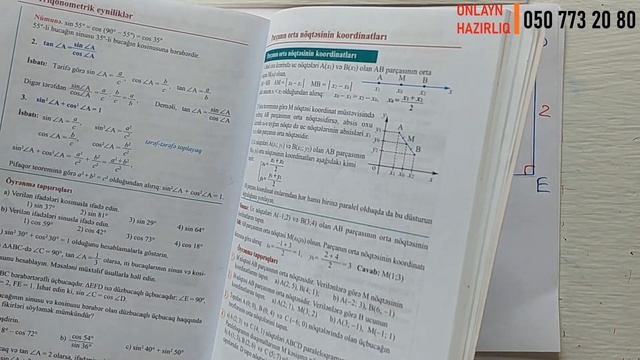 Riyaziyyat 8 ci sinif. seh 194. Triqonometrik eyniliklər / dersimiz riyaziyyat смотреть онлайн