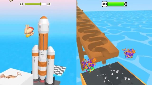 Squeezy Girl VS Marble Run 3D - Gameplay Walkthrough - All Levels IOS, Android смотреть онлайн