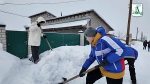 Барнаульские отряды участвуют в акции "Снежный десант"