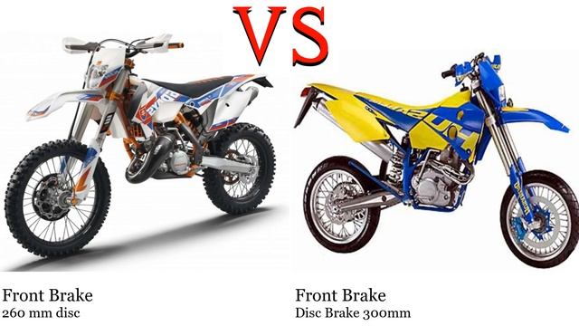 KTM EXC 300 vs Husaberg FS 450 Test specification comparison смотреть онлайн