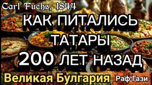 ТАТАРСКАЯ КУХНЯ. КАК ПИТАЛИСЬ ТАТАРЫ 200 ЛЕТ НАЗАД