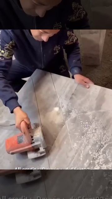 Unique ceramic tile laying work, unique technique #shorts смотреть онлайн