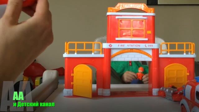 Пожарная Станция Играем пожарными Машинами