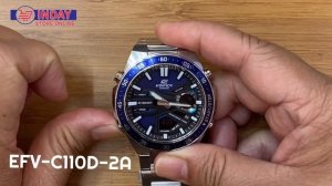 Casio Edifice EFV-C110D-2 How to adjust time and Hand Position