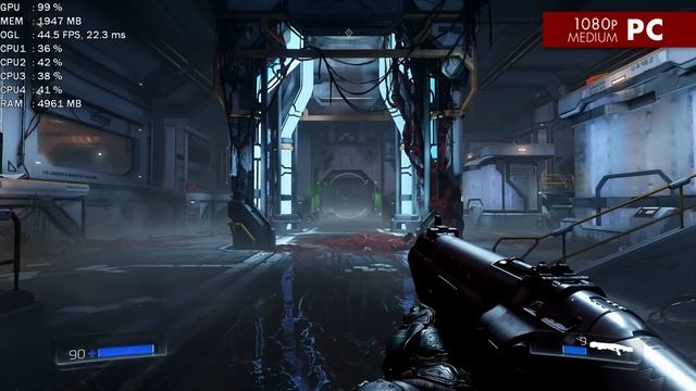 Does DOOM really run at 1080p on the PS4? - Extended Potato Masher vs PS4 resolution comparison