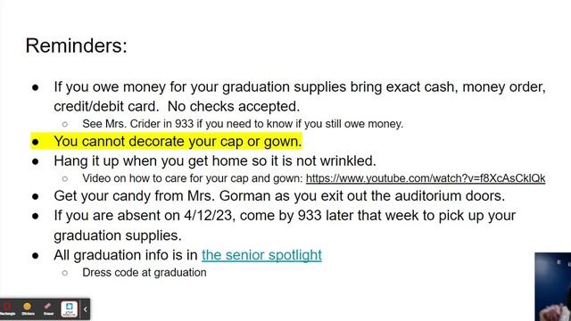 4-12-23 Grad. Supplies Pickup Day - Google Slides