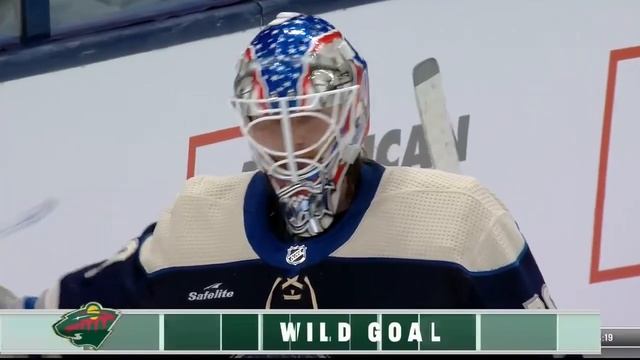 Гол Кирилла Капризова в матче с Columbus Blue Jackets смотреть онлайн