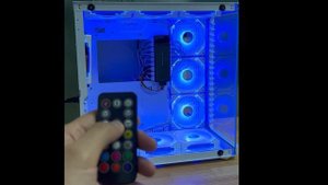 ARGB PWM Fan Hub, 9 ports 5V-3PIN ARGB 12V 4PIN PWM Fan Hub with Controller and SATA Power Input,