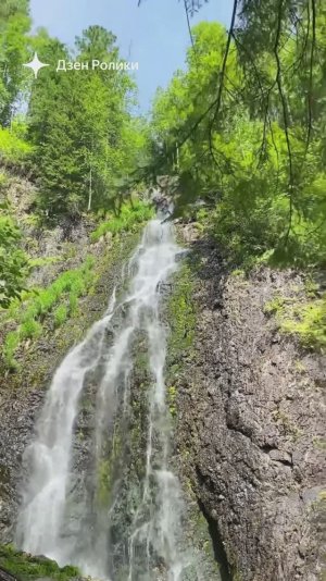 В самом сердце тайги, Чинжебский водопад.  Красноярский край, Курагинский район.