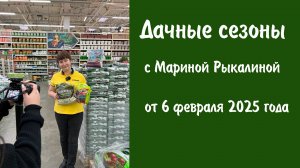 Дачные сезоны с Мариной Рыкалиной от 6 февраля 2025 года