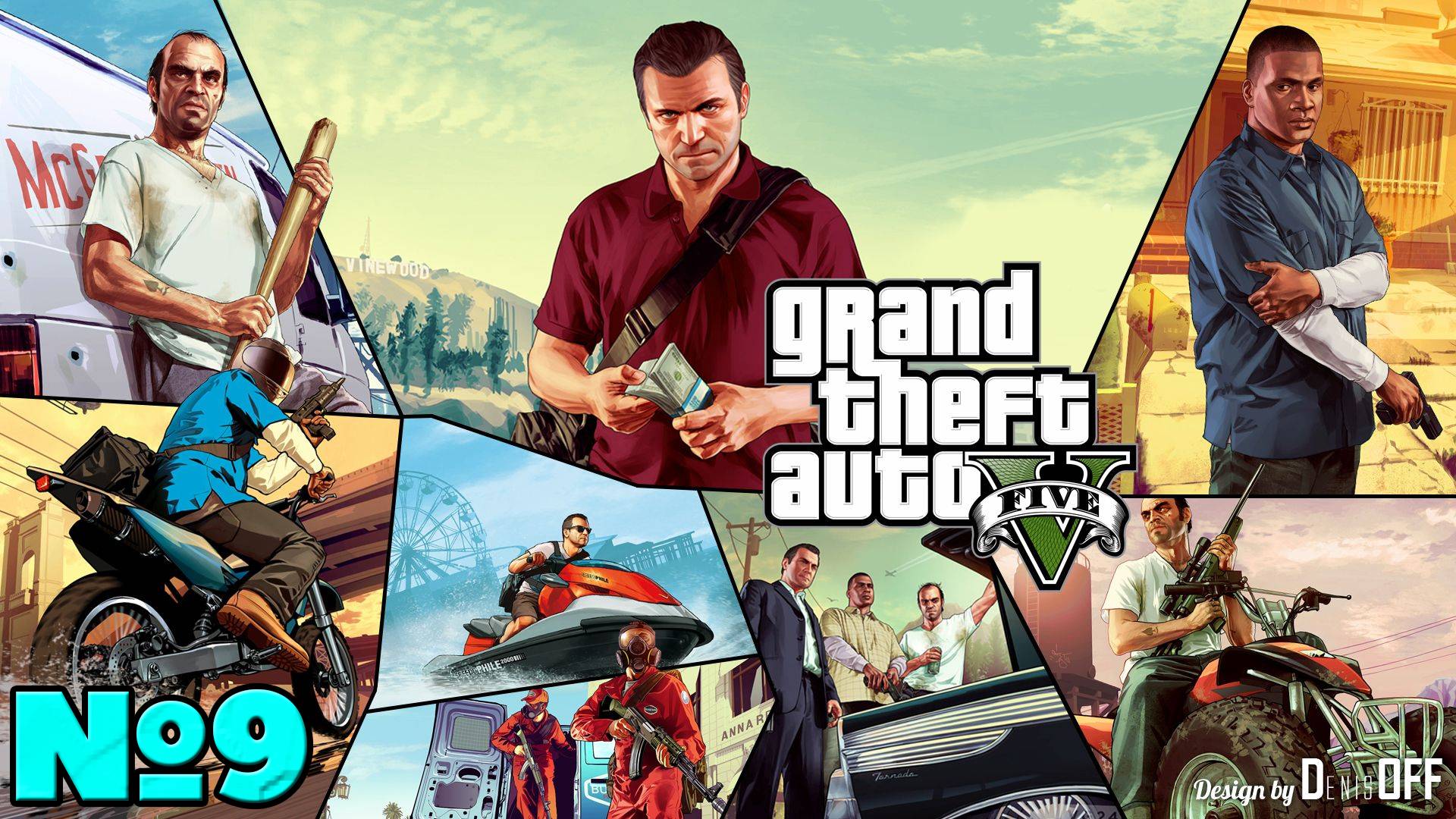 Grand Theft Auto V - Прохождение. Часть №9. #gta5 #прохождение #playkingames