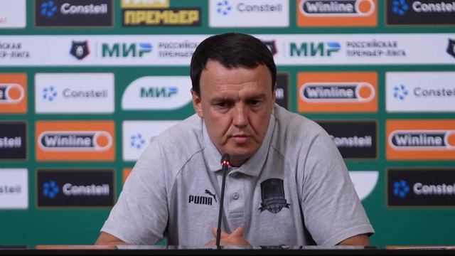 Пресс-конференция после матча «Краснодар» - «Локомотив» смотреть онлайн