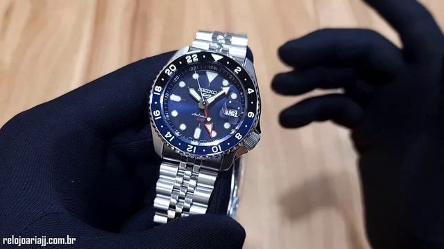 Seiko 5 Sports GMT Batman Automatic SSK003 Watch  RelojoariaJJ