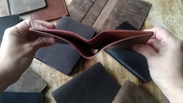 Портмоне из натуральной кожи. Мастерская Марины Виркунен в Санкт-Петербурге.(3)