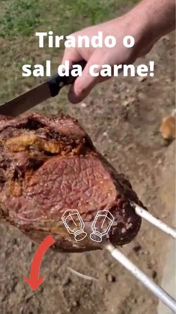 Tirando o Sal da Carne! #shorts смотреть онлайн