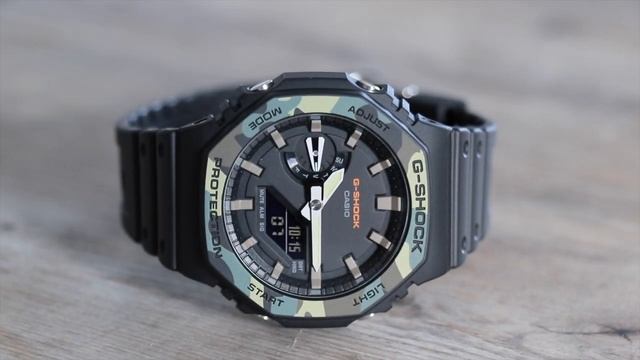 G-Shock Casioak Watch Review GA2100SU-1AER GA2100 Series Module No 5611 смотреть онлайн