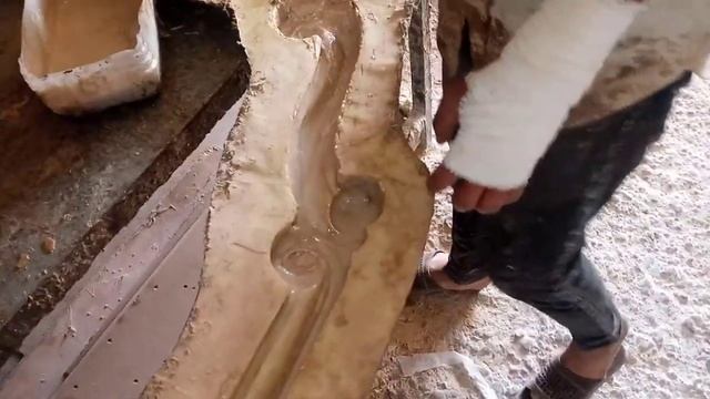 Fiberglass mold Carving Bed and table decoration part