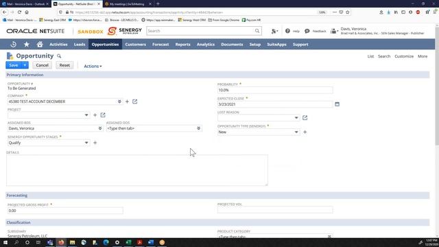 NetSuite Create Opportunity смотреть онлайн