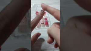 распаковка накладных ногтей/unpacking false nails