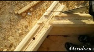 Эркер в доме из бруса  - строительство